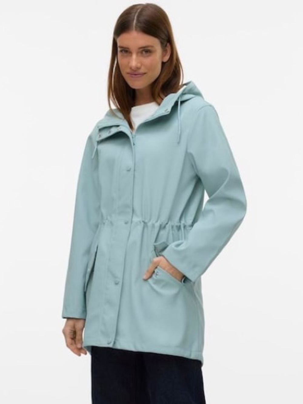 Vero Moda Blue Water Resistant Jacket Size Medium - C4-098